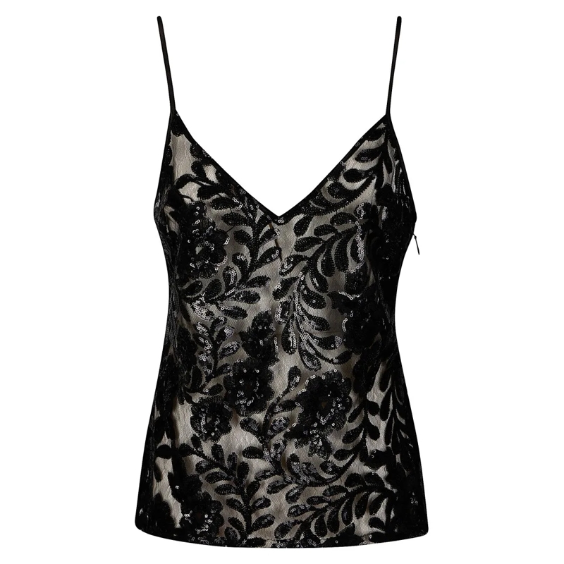 Golden Goose Blouse Top Journey W's V Neck Black