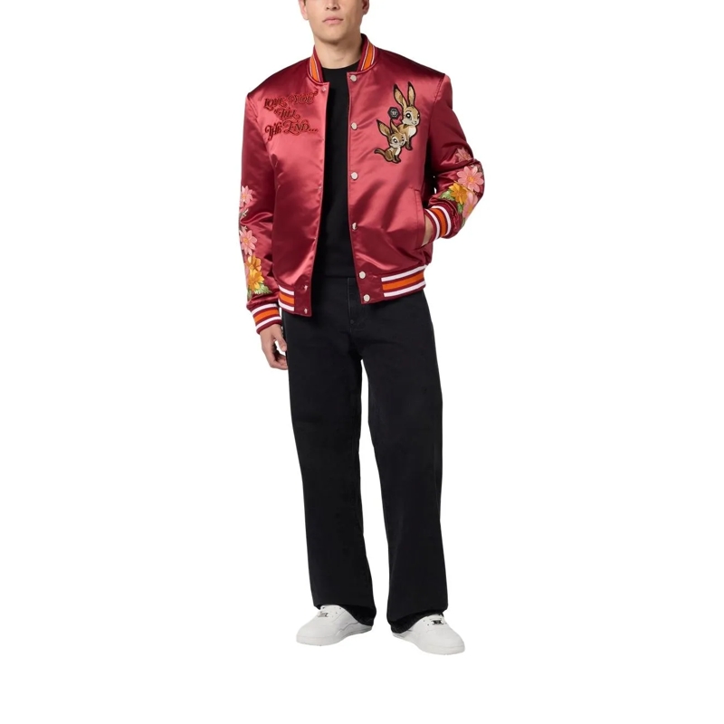 Philipp Plein Bomberjacke Bomber bordeaux(Image 3)