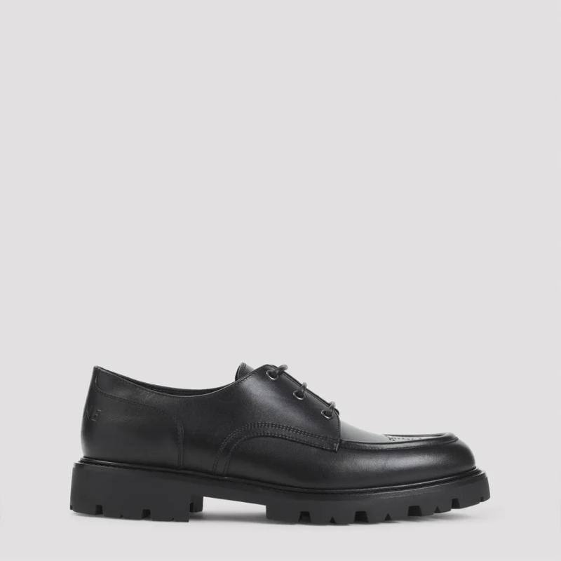 Celine Veterschoenen Black Leather Lace-Up Shoes Black