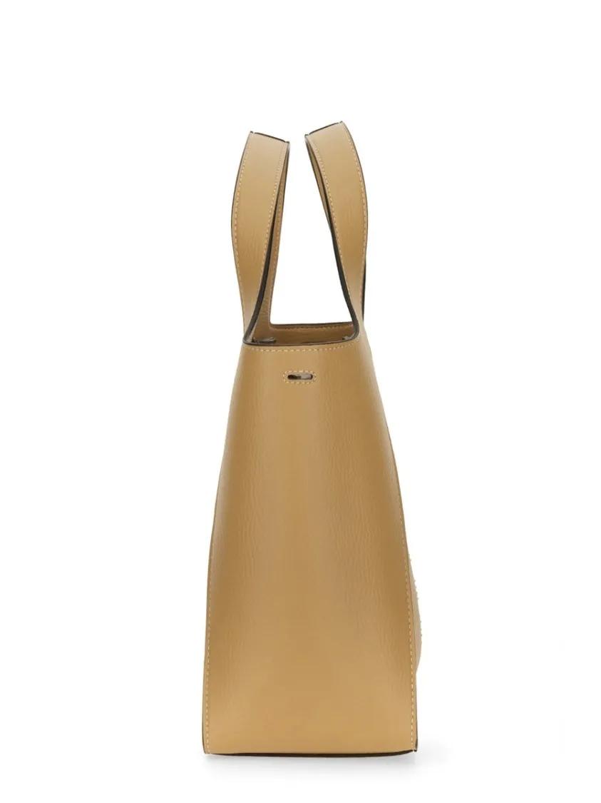 Stella Mccartney Shoppers & Totes Shoulder Bag With Logo in beige