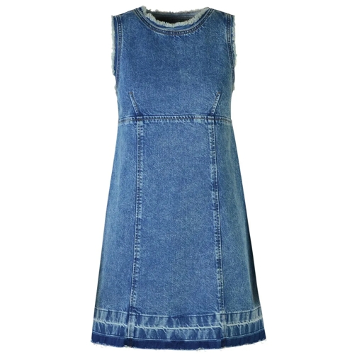 Moschino Mini-Kleider Jeans' Polyester Blend Dress Blue