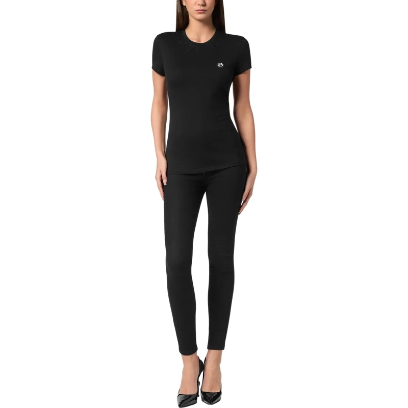 Philipp Plein T-Shirt T-Shirt Sexy Pure Logo schwarz(Image 4)