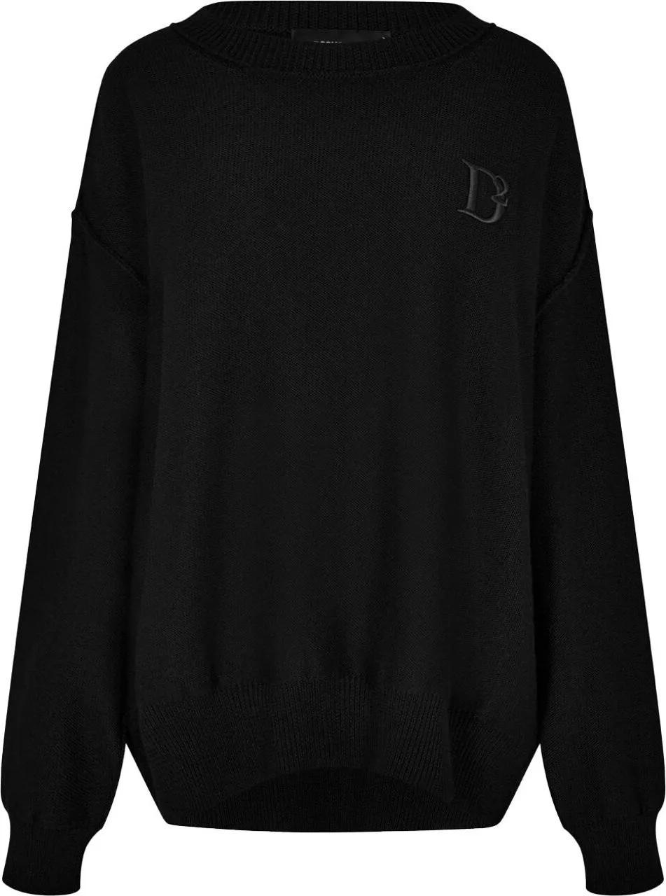 Thumbnail - Dsquared2 - D2 Statement Logo Knit Sweater - Größe M - schwarz
