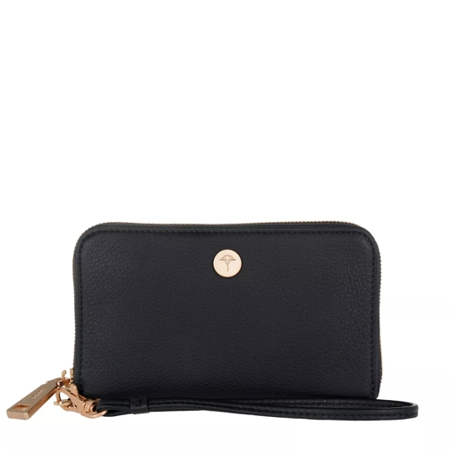 JOOP! Alena Zip Around Wallet Leather Nature Grain Blue Portemonnaie mit Zip-Around-Reißverschluss