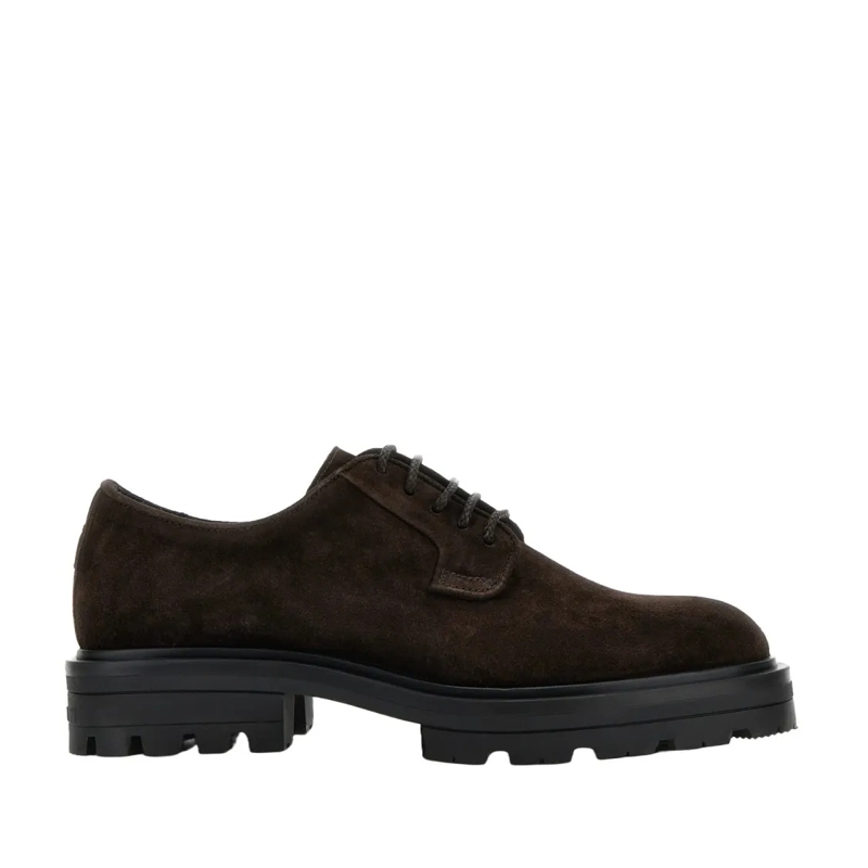 Hogan Schnürschuhe Refined Lace-Up Shoes In Distinctive Palissandro T Black
