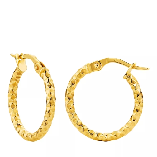 BELORO Creole Earring 18Kt Yellow Gold Ring