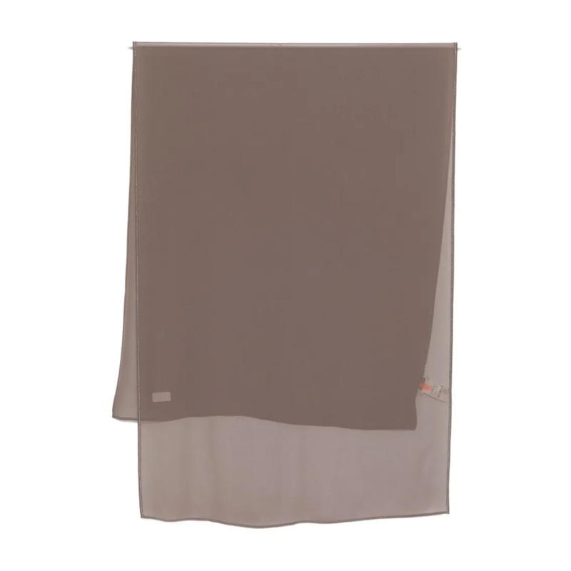 Peserico Écharpe légère Brown Scarf With Finely Stitched Edges Pink