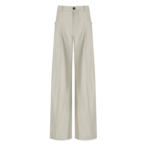 WHITE SAND Pantalons WHITE SAND HELLGRAUE WIDE LEG HOSE grau