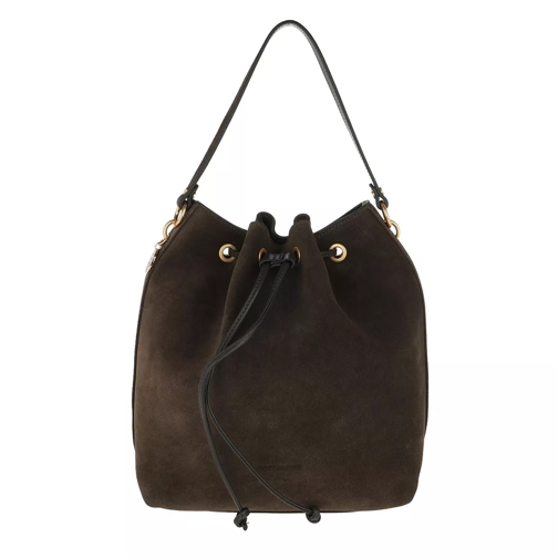 Coccinelle Alpha Suede Shopping Bag Reef Bucket Bag