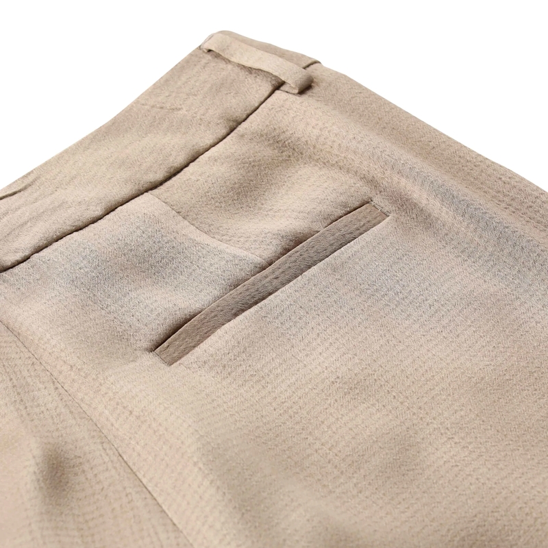 Peserico Pantalons décontractés Weite Stoffhose braun(Image 4)