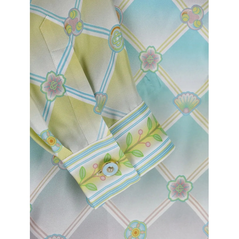 Casablanca Hemd Seidenhemd mit Muster Multicolor(Image 6)