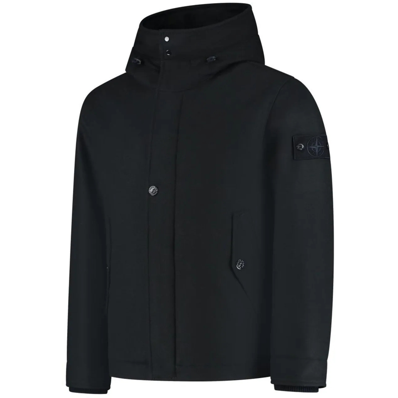 Stone Island Doudoune Short Parka blau