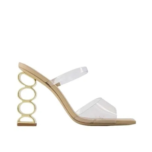 Cult Gaia Pump Bahar Sandals - Beige - Leather Neutrals