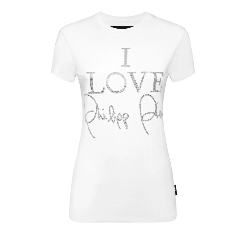 Philipp Plein T-Shirt T-Shirt Slim Fit weiss