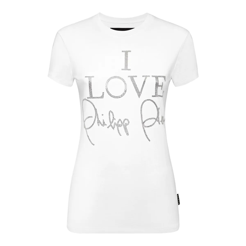 Philipp Plein T-Shirt T-Shirt Slim Fit weiss