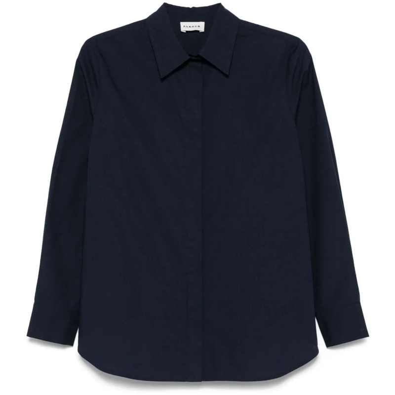 P.A.R.O.S.H. Chemisier Shirts Blue blau