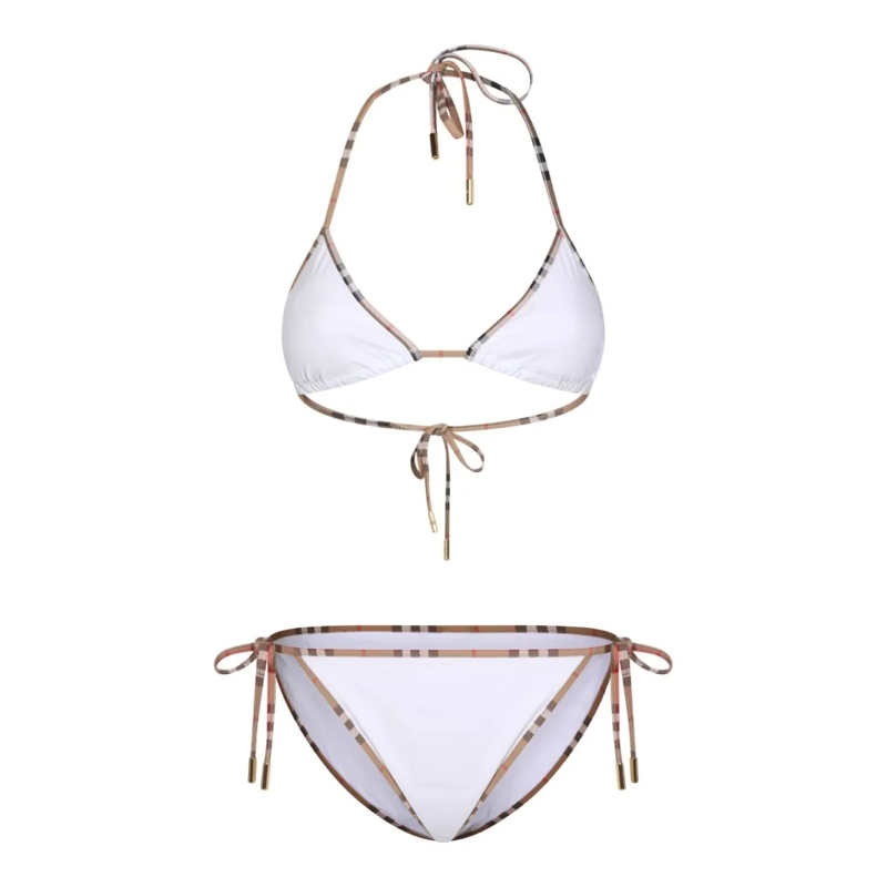 Burberry  White Two-Piece Beachwear White