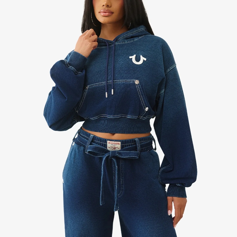 True Religion  Hoodie blau(Image 4)
