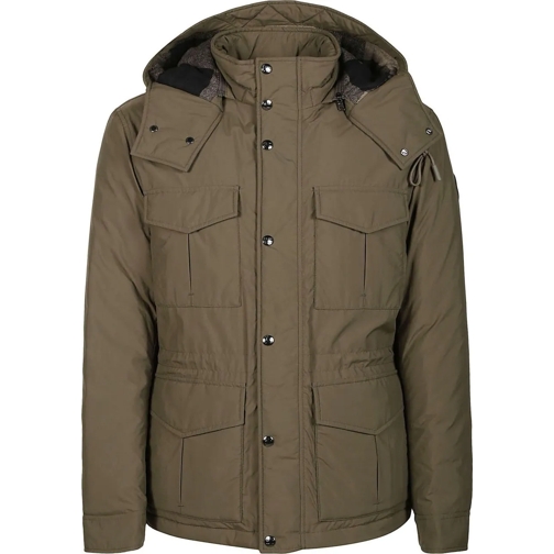 Woolrich Donzen jassen Aleutian Fiedl Jacket Green grün