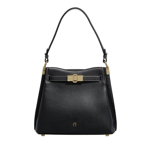 AIGNER Farah Black Shoulder Bag