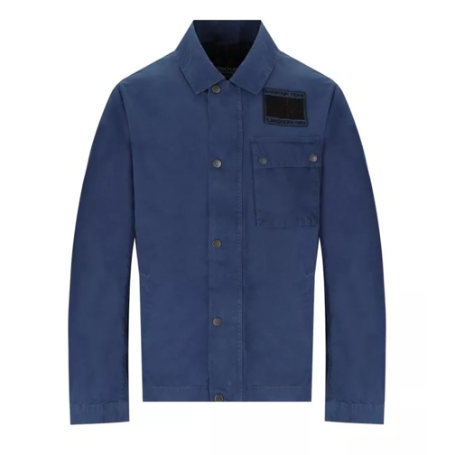 Barbour International Workers Casual Cobalt Blue Jacket Blue 