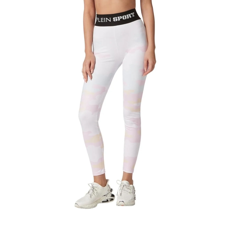 Plein Sport Leggings Leggings Camouflage weiss(Image 2)