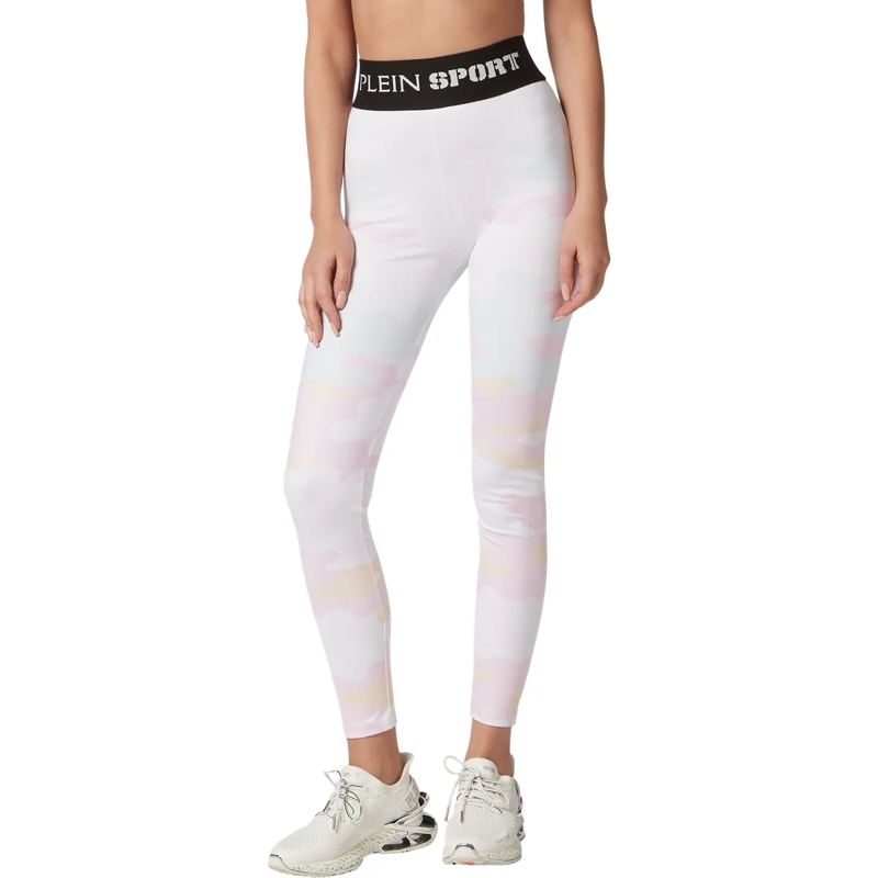 Plein Sport Leggings Leggings Camouflage weiss(Image 3)