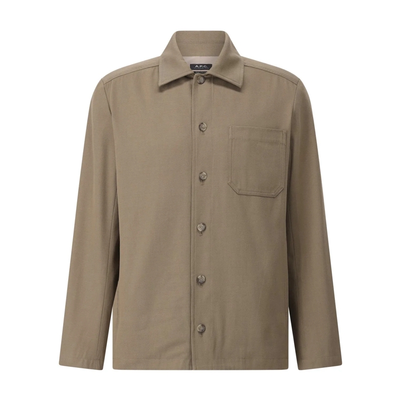 A.P.C. Overgangsjas Overshirt Jeffray Braun