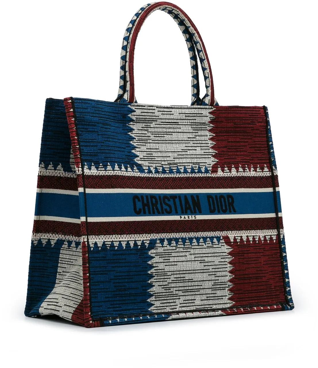 Thumbnail - Christian Dior Shopper - Large French Flag Book Tote - Gr. unisize - in Blau - für Damen