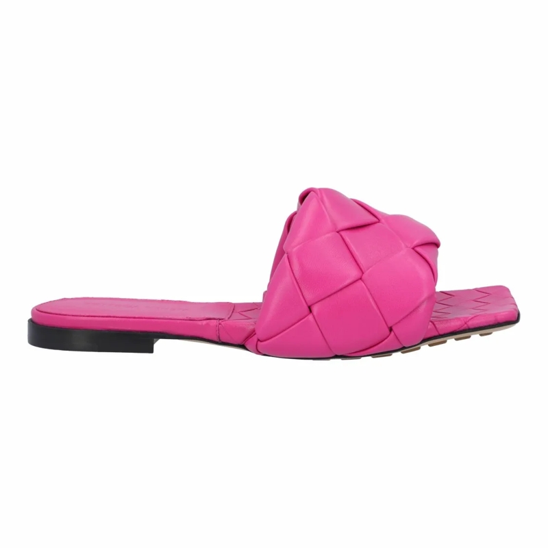 Bottega Veneta Sandalen Lido Flat Sandal Pink Pink