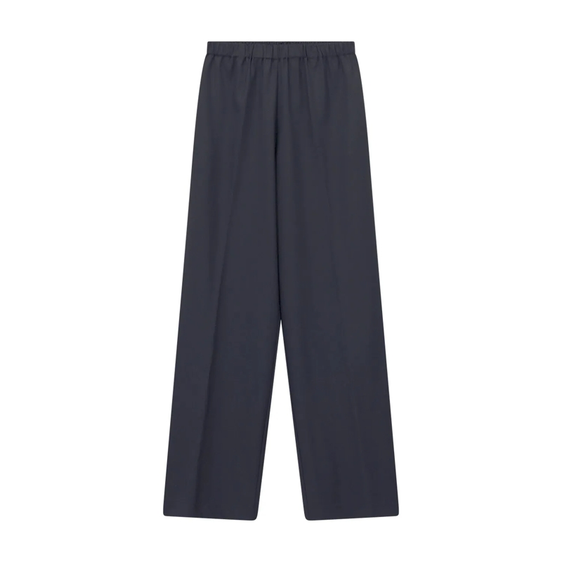 Fabiana Filippi Freizeithose Weite Stoffhose Trevi dunkelblau