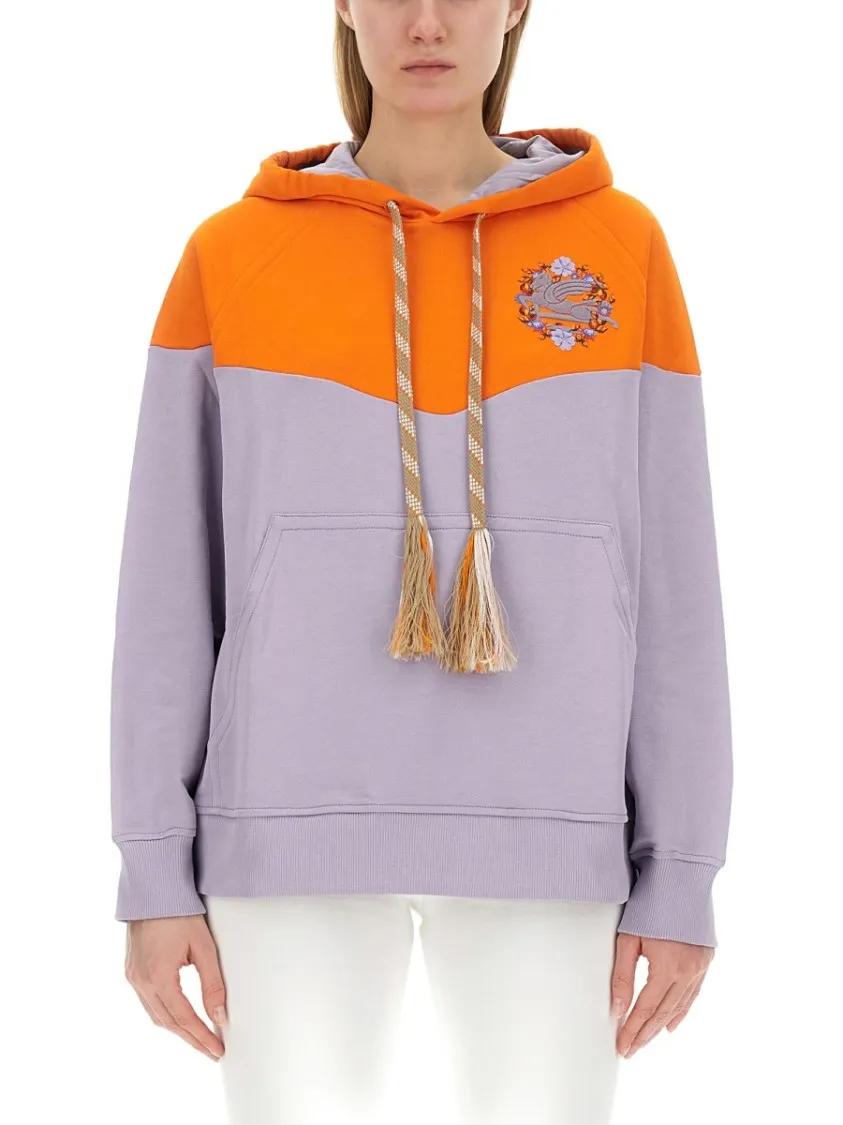 Thumbnail - Etro - Color-Block Sweatshirt - Größe M - bunt
