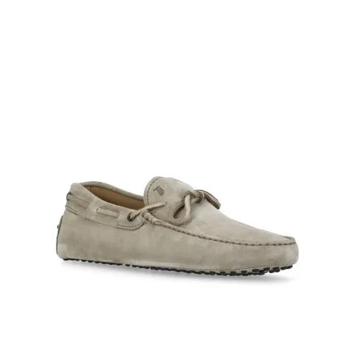 Tod's Smooth Leather Loafers Grey Loafer