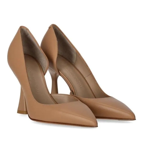 Sergio Levantesi Mila Beige Pump Brown Tacchi