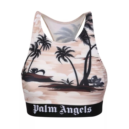 Palm Angels Stretchy Sports Top Neutrals Casual topjes