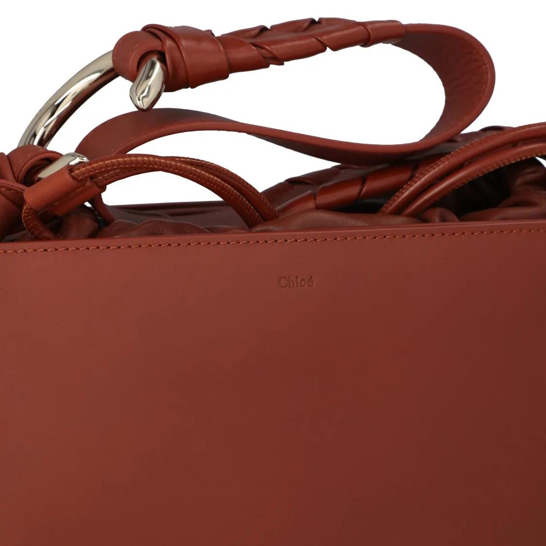Chloé Mate Multi-Gusset Shoulder Bag Brown Brown | Sac à