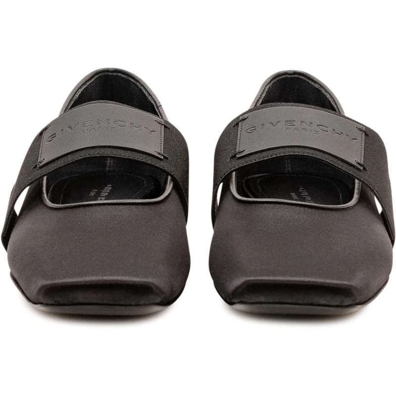 Givenchy Ballerinas Ballerine con Punta Squadrata e Fascia dunkelgrau(Image 2)