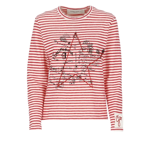 Golden Goose Topjes met lange mouwen Daya T-Shirt Pink