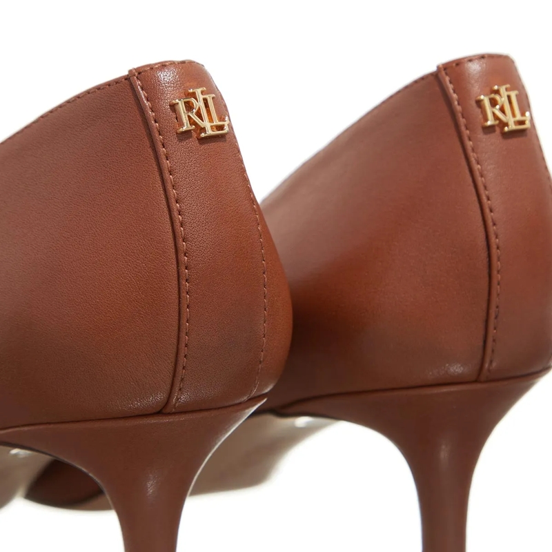 Lauren Ralph Lauren Pumps Adrienne-Pumps-Closed Toe Deep Saddle Tan(Image 10)