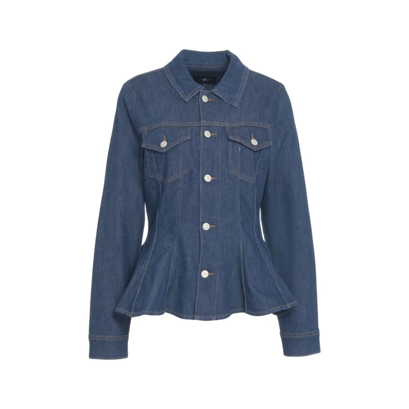 Seven for all Mankind Jeansjacke Halona' Denim Jacket Green