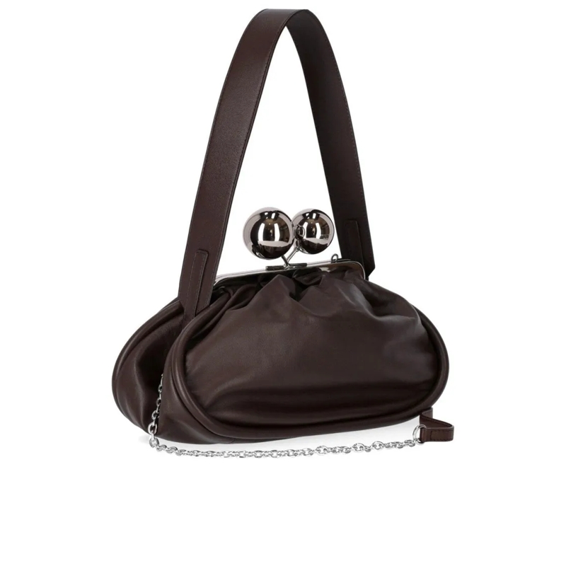 Max Mara Clutch Pasticcino Milvanew Medium Dark Brown Clutch Brown(Image 3)