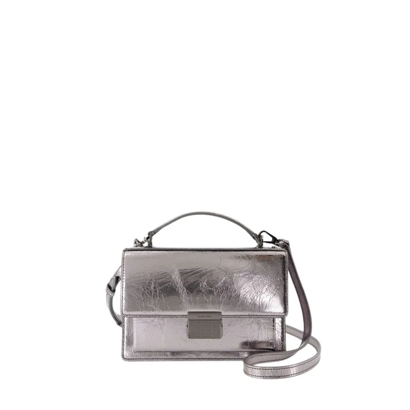 Golden Goose Schultertasche Venezia Handbag - Leather - Silver Silver