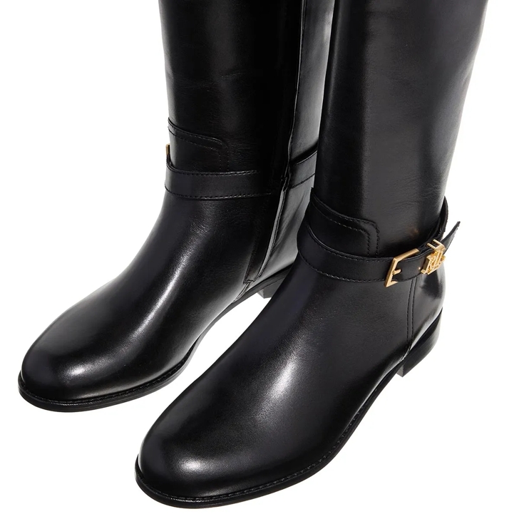 Lauren Ralph Lauren Brooke Tall Boots Tall Boot Black Stiefel