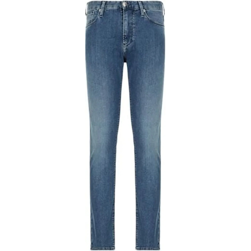 Emporio Armani Jeans à jambe droite Jeans Denim Blue blau