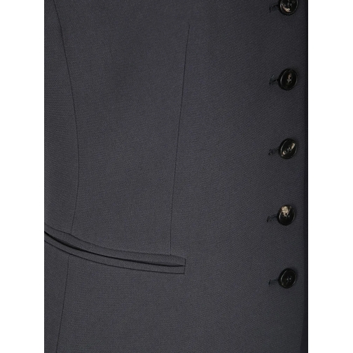 Alberto Biani Blazer Front Button Welt Vest Black (Image 3)