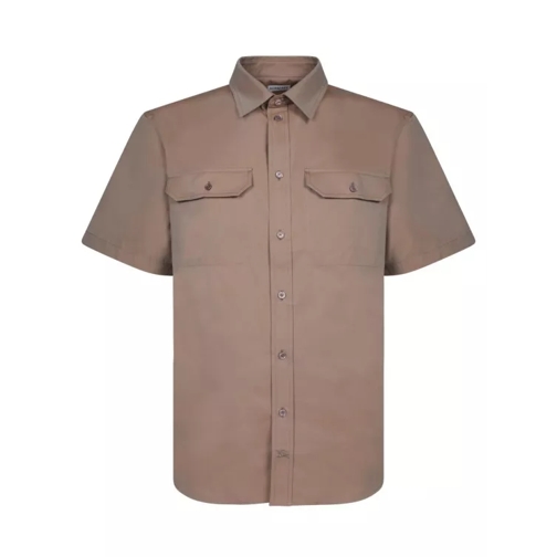 Burberry Short Sleeve Shirt Brown 