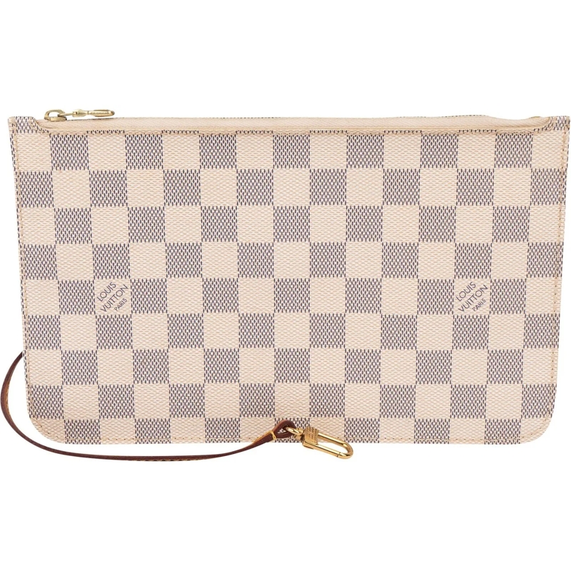 Louis Vuitton Tote Louis Vuitton Damier Azur Monogram Neverfull Poche weiß