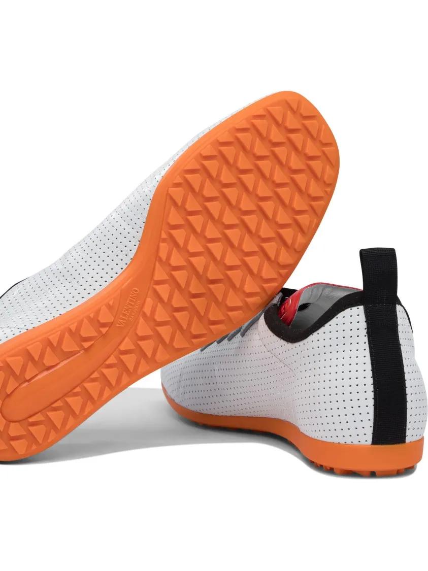 Thumbnail - Valentino Garavani Low-Top Sneaker - "Chromathon" Sneakers - Gr. 41 (EU) - in Weiß - für Damen