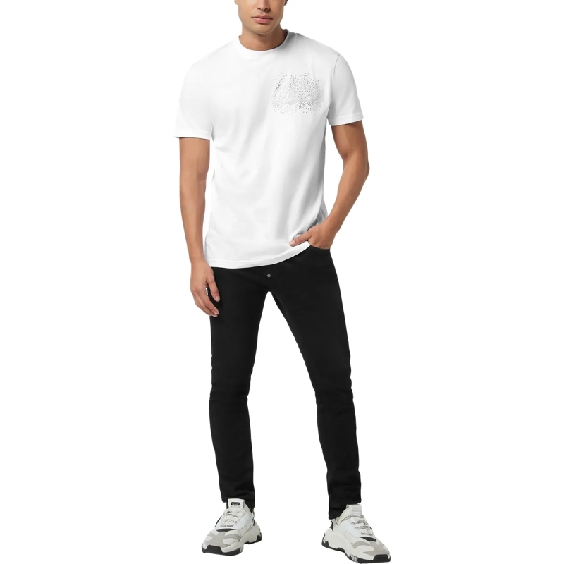 Philipp Plein T-Shirt T-Shirt Rundhalsausschnitt Ss Verziert weiss(Image 4)