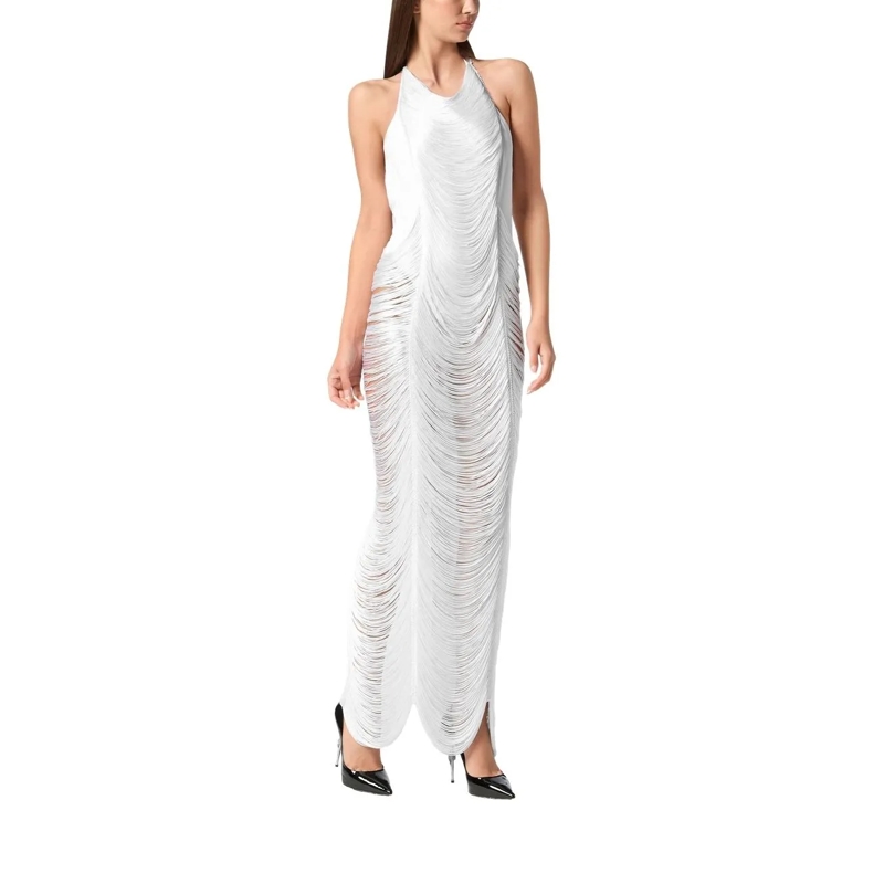 Philipp Plein Kleid Kleid weiss(Image 4)
